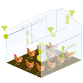 Servicio de soluciones IoT (Internet de las cosas) Temperatura del aire de agricultura inteligente y sensor Huimidirty